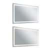 Cwi Lighting Rectangle Matte White Led 70 In. Mirror From Our Abril Collection 1232W70-36-A
